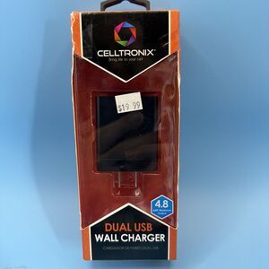 NIB Celltronix Dual USB Wall Charger 4.8 AMP